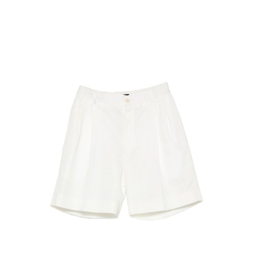 Brioni Men Bellagio Linen And Cotton Blend Shorts